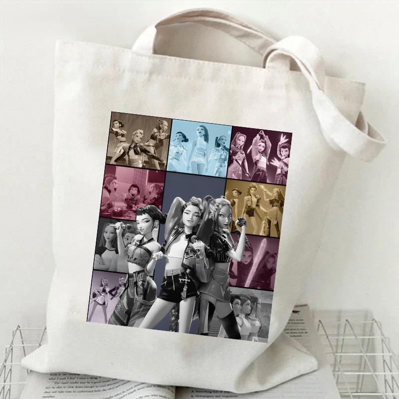 Холщовая сумка с принтом Kpop Witch Hunters, большая вместимость, женская повседневная сумка для покупок 35*40
Холщовая сумка с принтом Kpop Witch Hunters, большая вместимость, женская повседневная сумка для покупок 35*40