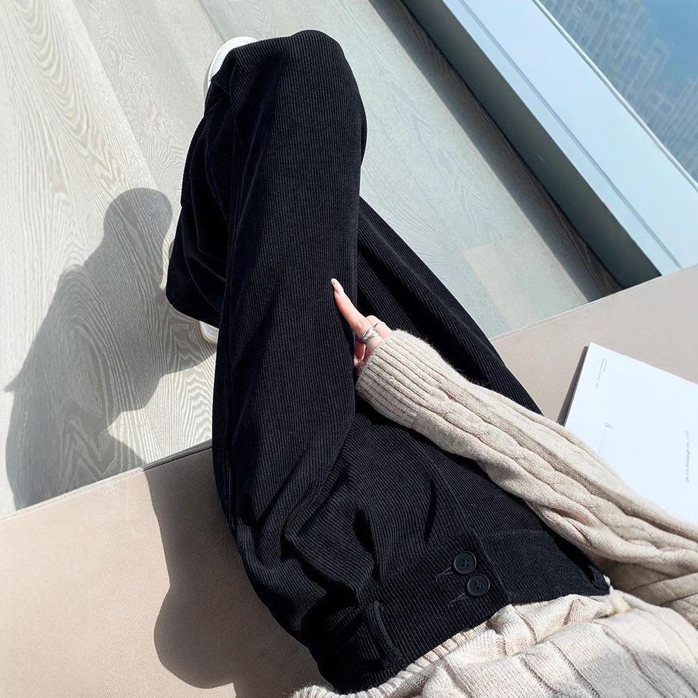 Petite Women s Black Fleece-Lined High-Waisted Wide-Leg Pants for Fall/Winter Off-White Petite Spring/Fall
Petite Women s Black Fleece-Lined High-Waisted Wide-Leg Pants for Fall/Winter Off-White Petite Spring/Fall