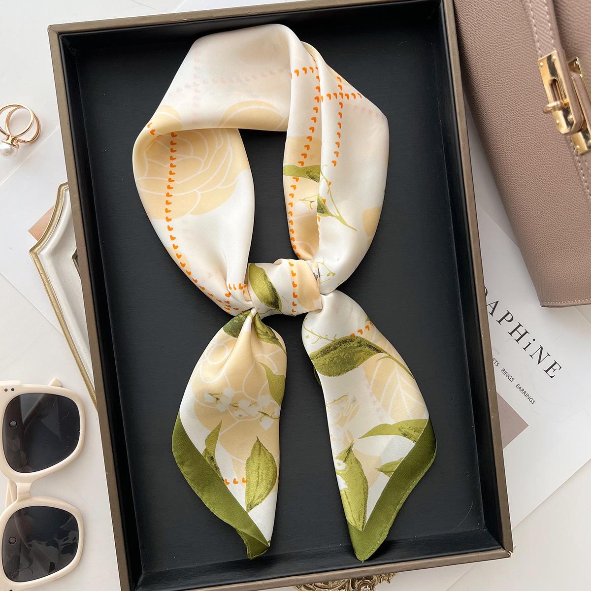 Summer Printing Simulation Silk Scarf Versatile Windproof Neck Protection Headband With Professional Tooling Small Scarf 66cm
Summer Printing Simulation Silk Scarf Versatile Windproof Neck Protection Headband With Professional Tooling Small Scarf 66cm