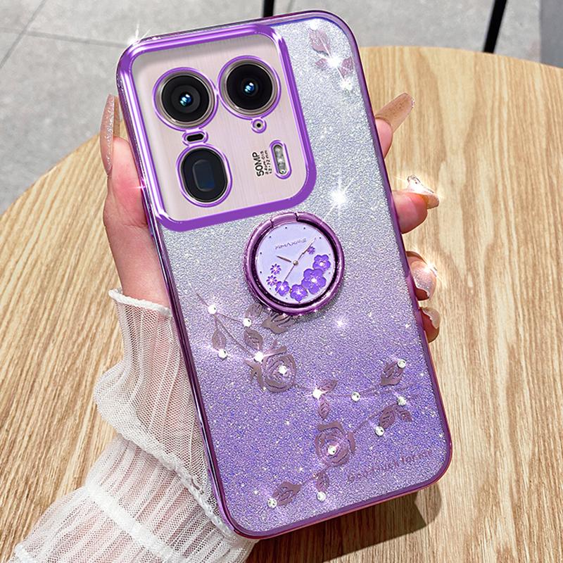 KADEM For Motorola Edge 50 Ultra 5G/Moto X50 Ultra 5G Case Flower Cute Glitter Design TPU Phone Cover Kickstand Purple
KADEM For Motorola Edge 50 Ultra 5G/Moto X50 Ultra 5G Case Flower Cute Glitter Design TPU Phone Cover Kickstand Purple