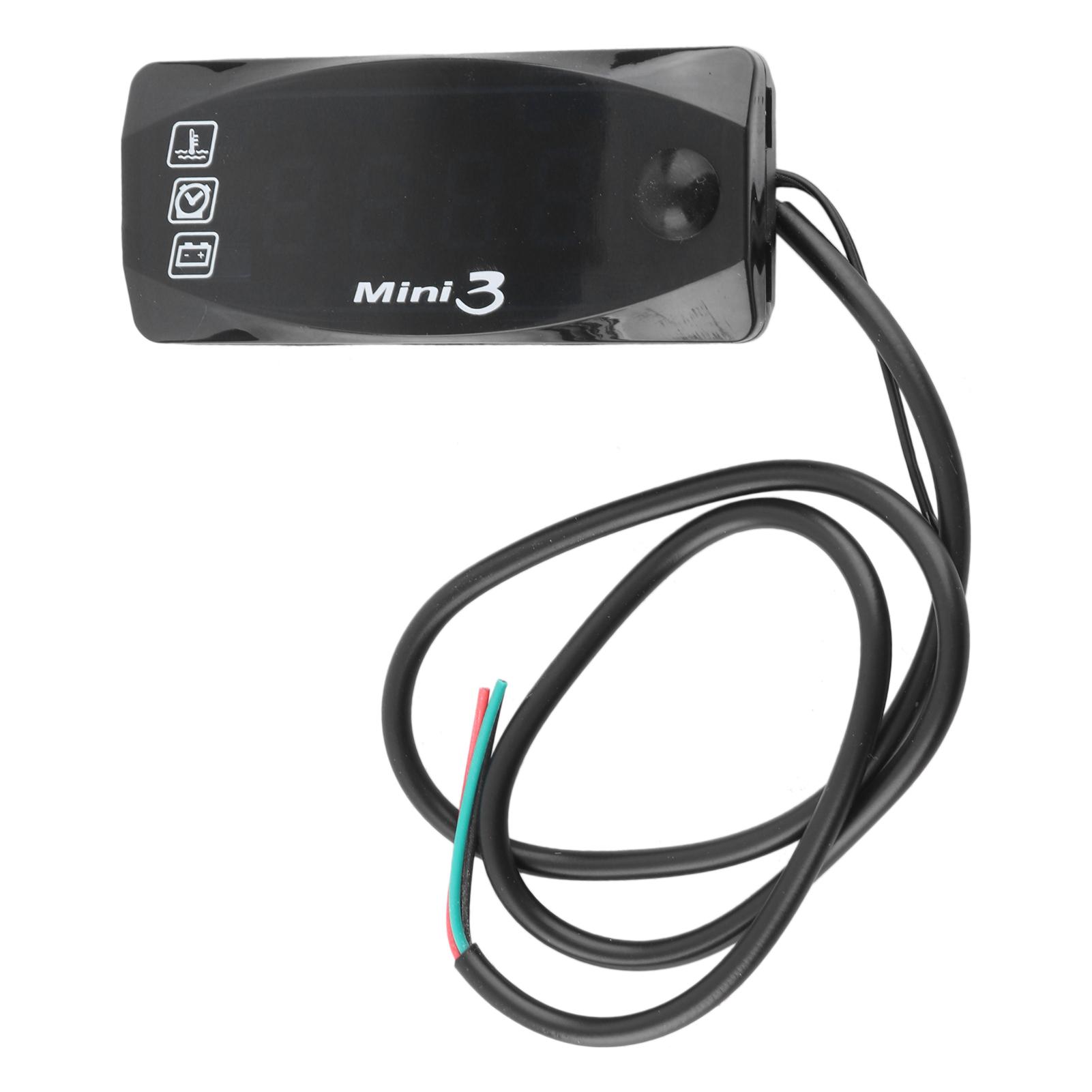 Motorcycle DC 10 14V 3 In 1 Digital Time Clock + Thermometer +Voltage Voltmeter Tester Battery Gauge for Car Boat Marine Red light чорний
Motorcycle DC 10 14V 3 In 1 Digital Time Clock + Thermometer +Voltage Voltmeter Tester Battery Gauge for Car Boat Marine Red light чорний