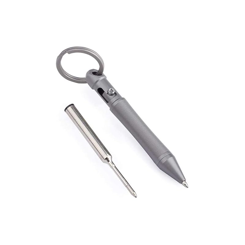 TIMULTI titanium ballpoint pen multifunctional ballpoint pen key chain type with key ring mini edc stress relief Eliminate manual habits bolt action
TIMULTI titanium ballpoint pen multifunctional ballpoint pen key chain type with key ring mini edc stress relief Eliminate manual habits bolt action