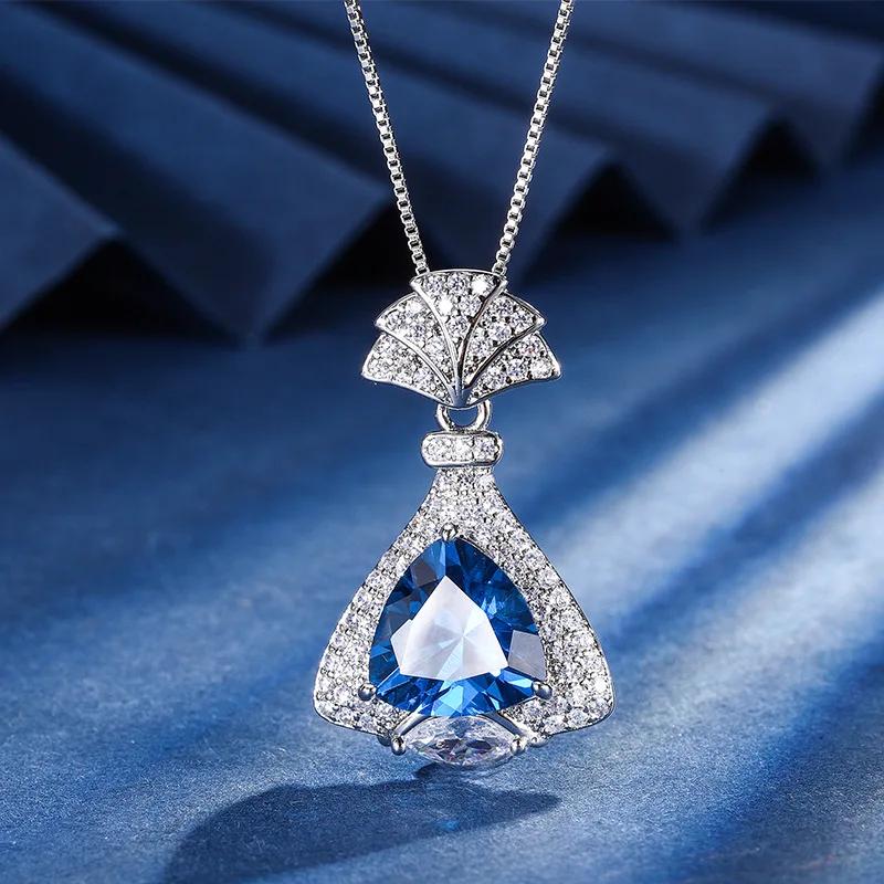 12*12mm Red Triangle Crystal Skirt Flower Temperament Pendant Necklace Women s Jewelry Speedy Shipping Solutions синій
12*12mm Red Triangle Crystal Skirt Flower Temperament Pendant Necklace Women s Jewelry Speedy Shipping Solutions синій