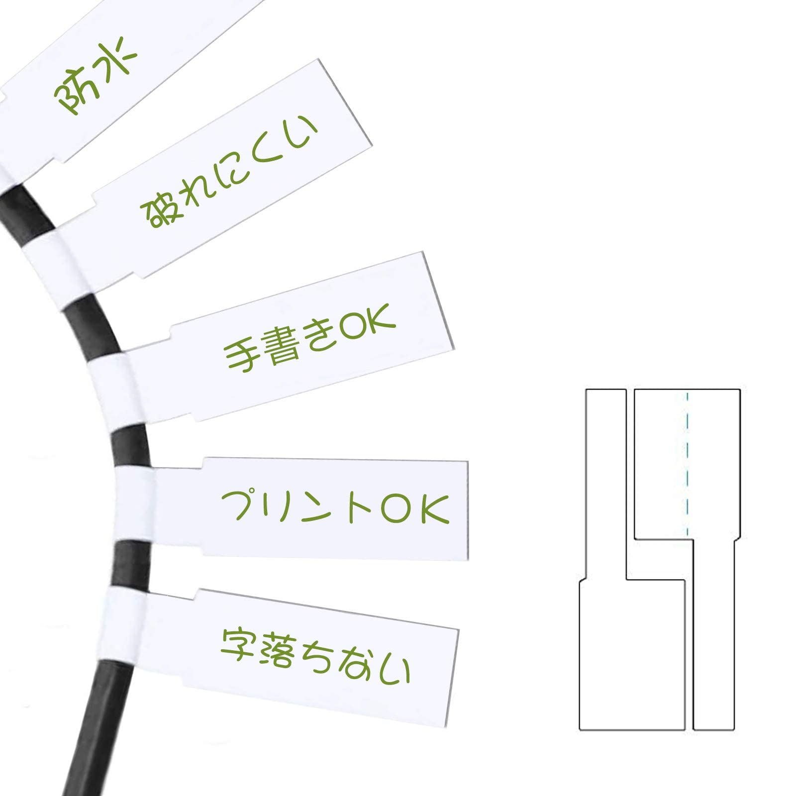 Cable 300 A4 Compatible Art Wire Easy to At a Power Cable Can Be Used Outdoors Labels, Sheets, Handwritten, Labels, Paper, Identification, Understand, білий
Cable 300 A4 Compatible Art Wire Easy to At a Power Cable Can Be Used Outdoors Labels, Sheets, Handwritten, Labels, Paper, Identification, Understand, білий