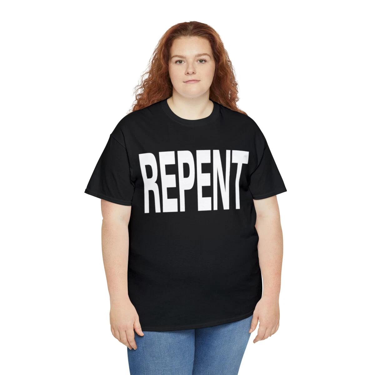 Repent wht Short Sleeve Tee L
Repent wht Short Sleeve Tee L