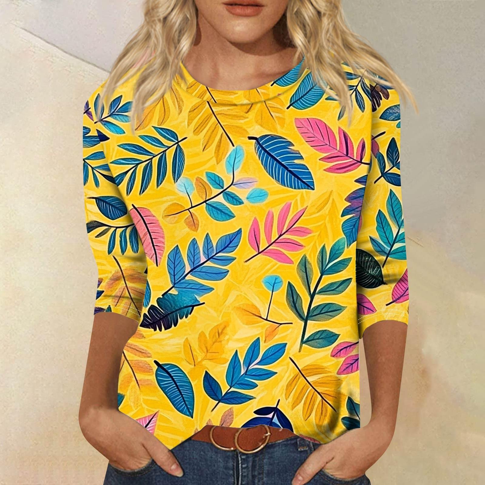 Женская модная повседневная свободная футболка с круглым вырезом и рукавами 3/4 с принтом, женский топ XL оранжевый
Женская модная повседневная свободная футболка с круглым вырезом и рукавами 3/4 с принтом, женский топ XL оранжевый