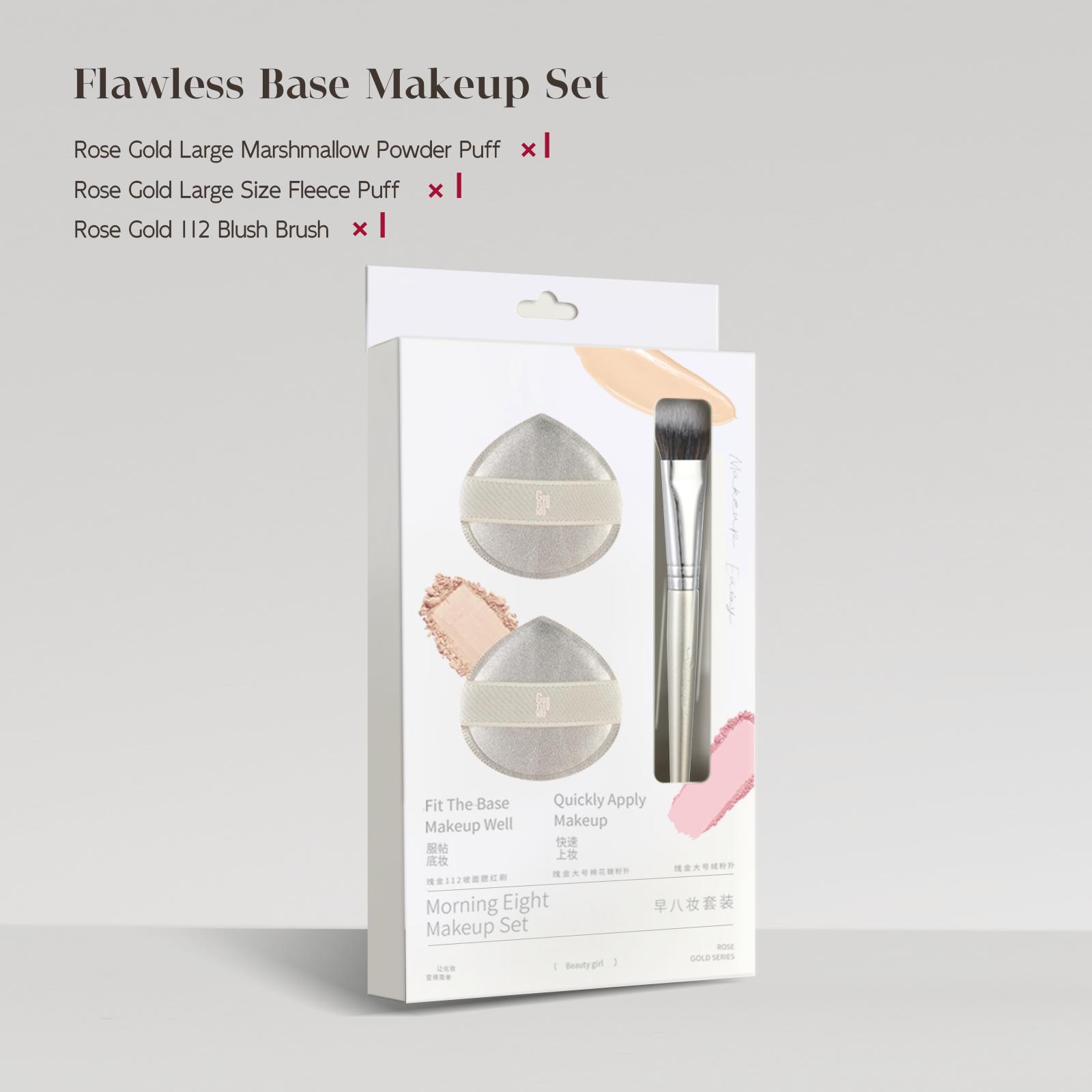 GUOXIAONIU 3PCS Blusher Foundation Brush Face Contour Brush Dry and Wet Foundation Powder Puff Makeup Brushes Set
GUOXIAONIU 3PCS Blusher Foundation Brush Face Contour Brush Dry and Wet Foundation Powder Puff Makeup Brushes Set