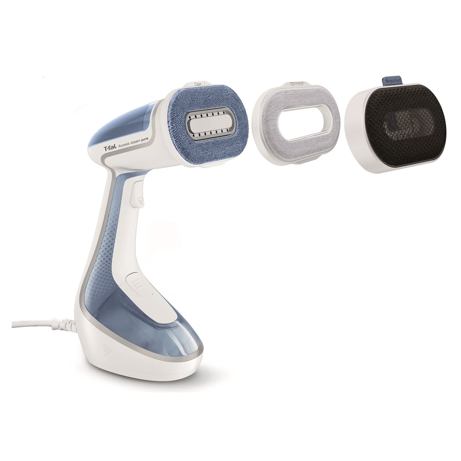 Tefal Clothing Steamer Steam Iron Powerful Steam Virus Removal Disinfection Deodorizing Fragrance Tablet Access Steam Pure DT9531J0 black white, blue,
Tefal Clothing Steamer Steam Iron Powerful Steam Virus Removal Disinfection Deodorizing Fragrance Tablet Access Steam Pure DT9531J0 black white, blue,