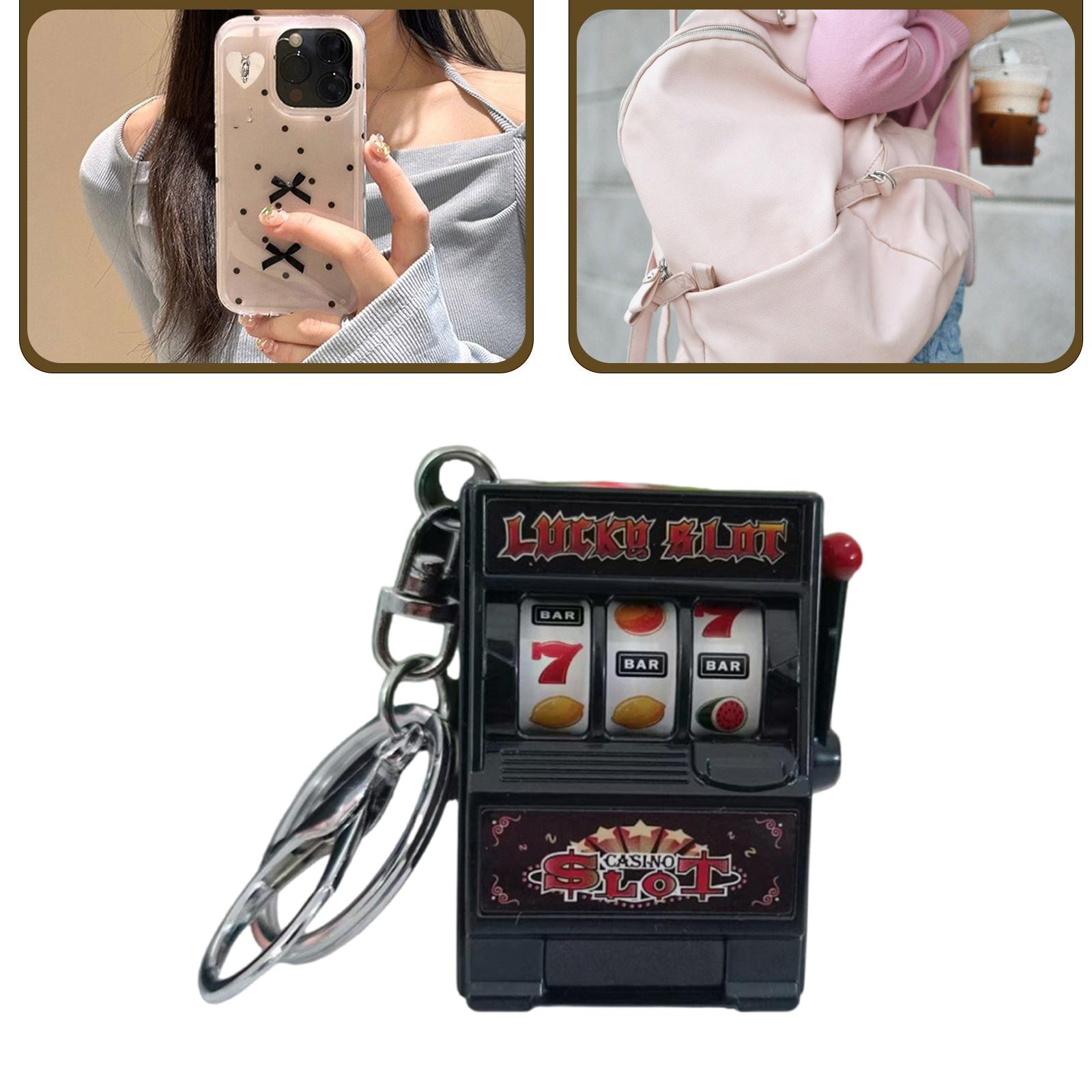 Compact Fruit Slot Machine Keyring Eye Catching Fruit Machine Key Rings Key Chain Charm For Adding Fun To Travels золотий
Compact Fruit Slot Machine Keyring Eye Catching Fruit Machine Key Rings Key Chain Charm For Adding Fun To Travels золотий