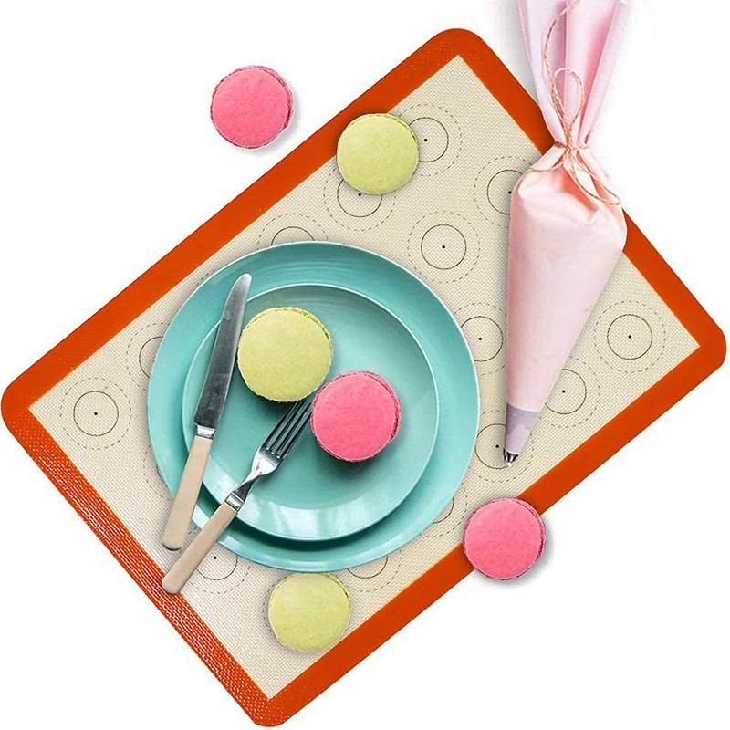 Reusable Macaron Silicone Baking Mat 24 Rings Non-Stick Oven Baking Sheet,Round Edge/29.5x42cm (BPA-Free,No FDA Certified) Red
Reusable Macaron Silicone Baking Mat 24 Rings Non-Stick Oven Baking Sheet,Round Edge/29.5x42cm (BPA-Free,No FDA Certified) Red