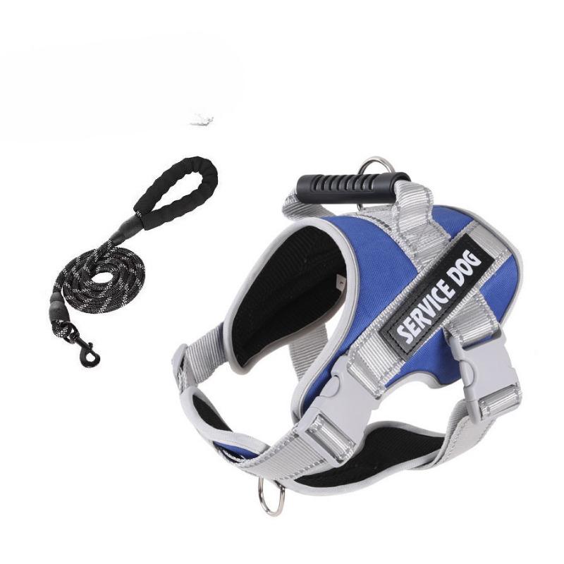 Dog Leash Explosion-proof Pet Chest and Back Strap, Medium and Large-sized Dog Anti-breakaway Dog Chest and Back Walking Leash XS синий
Dog Leash Explosion-proof Pet Chest and Back Strap, Medium and Large-sized Dog Anti-breakaway Dog Chest and Back Walking Leash XS синий
