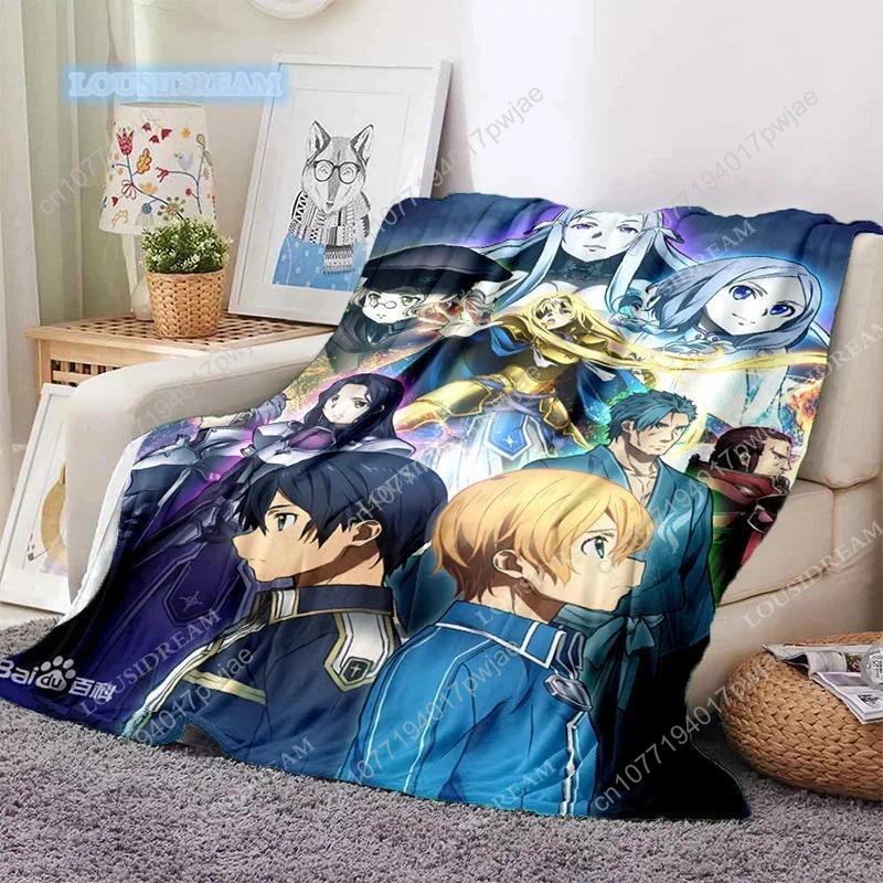 Sword Art Onlinee Throw Blanket Soft Flannel Thin Blankets for Bed Sofa Cover Bedspread Home Deco picnic Custom blankets 75cmx90cm
Sword Art Onlinee Throw Blanket Soft Flannel Thin Blankets for Bed Sofa Cover Bedspread Home Deco picnic Custom blankets 75cmx90cm
