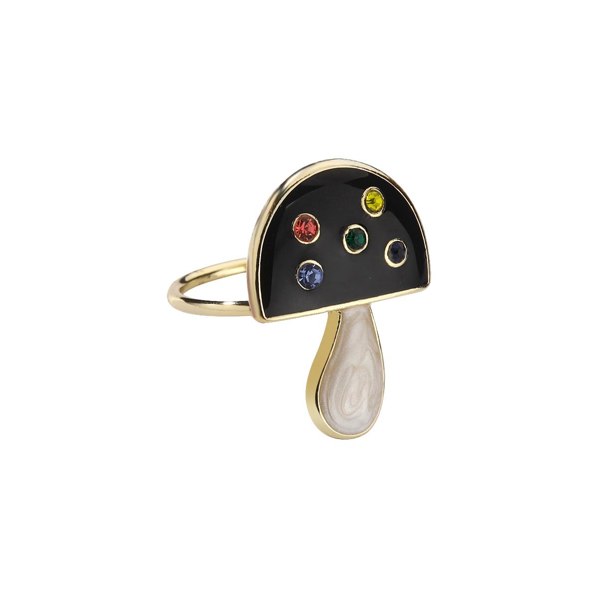 Charm Colorful Crystal Mushroom Rings for Women Aesthetic Enamel Ring Female Tiny Circle Finger Rings Lucky Zircon Gifts чорний
Charm Colorful Crystal Mushroom Rings for Women Aesthetic Enamel Ring Female Tiny Circle Finger Rings Lucky Zircon Gifts чорний