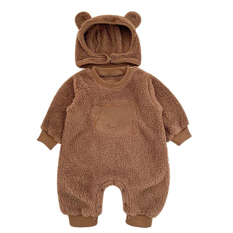 Дитячий ромпер та шапочка, набір з двох предметів, теплий плюшевий мультяшний дитячий комбінезон для хлопчиків та дівчаток 73
Дитячий ромпер та шапочка, набір з двох предметів, теплий плюшевий мультяшний дитячий комбінезон для хлопчиків та дівчаток 73