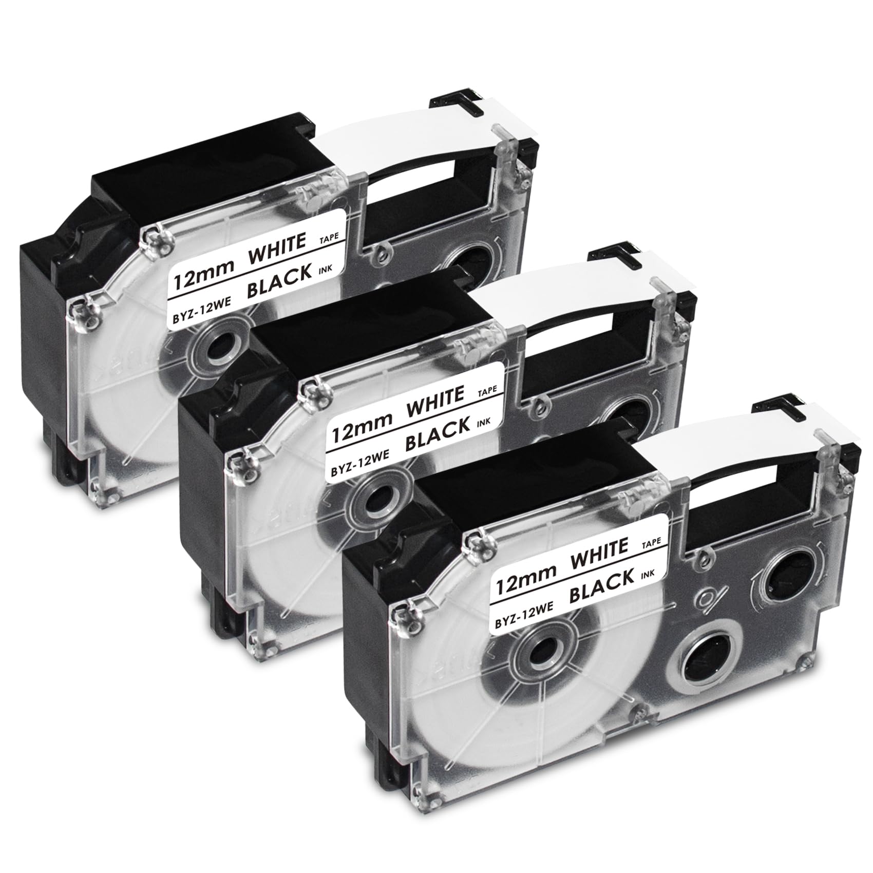 YUU Compatible Casio Name Land Tape 12mm White Background Black Text CASIO Name Land Tape Cartridge Label Printer 8m Length XR-12WE 3-Pack KL-V460 білий
YUU Compatible Casio Name Land Tape 12mm White Background Black Text CASIO Name Land Tape Cartridge Label Printer 8m Length XR-12WE 3-Pack KL-V460 білий