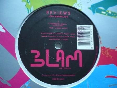 12inch Record REVIEWS - Lady Marmalade BL003 Blam Records 1993 Italy Dance & Electronica Used
12inch Record REVIEWS - Lady Marmalade BL003 Blam Records 1993 Italy Dance & Electronica Used