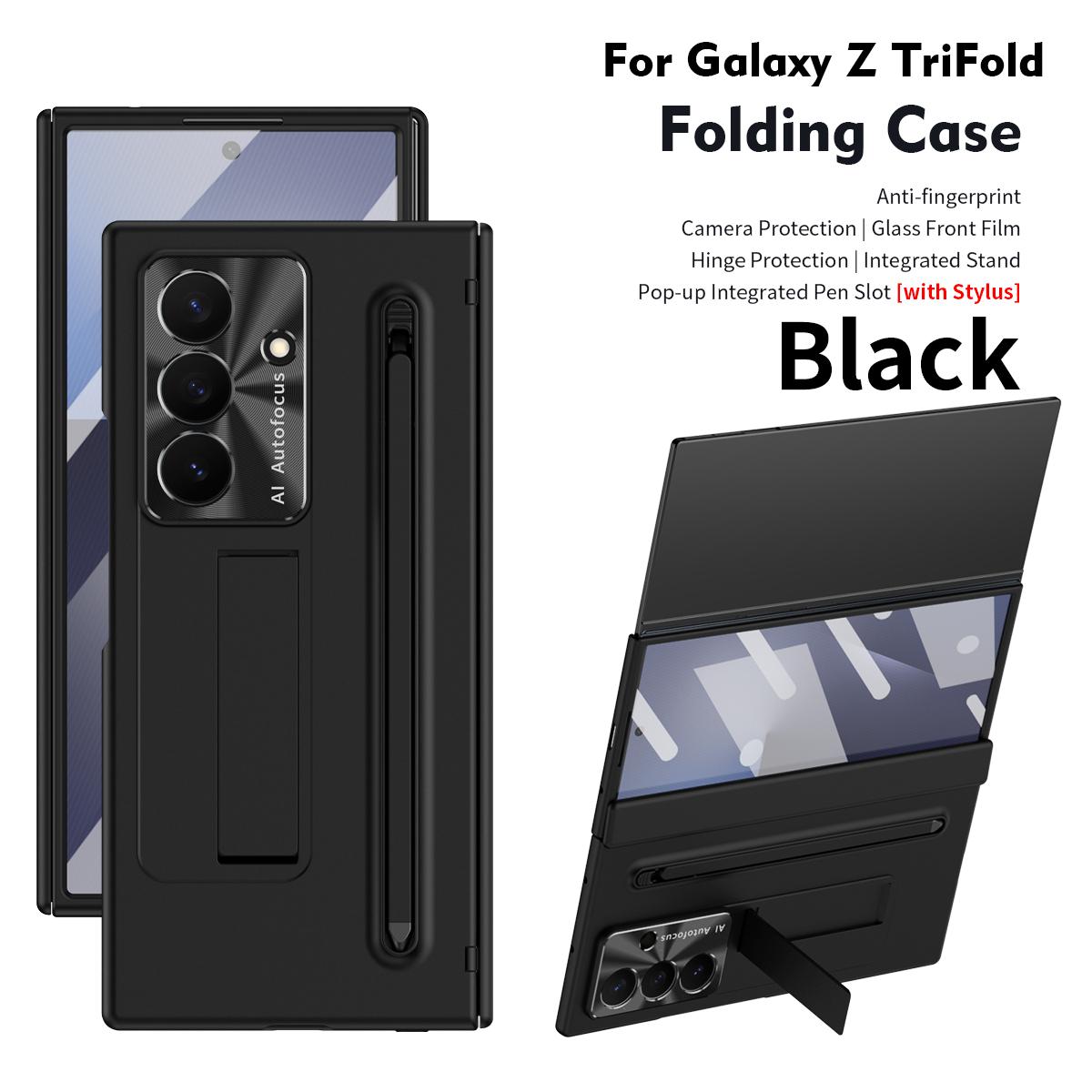 For Samsung Galaxy Z TriFold phone case, with tempered glass, integrated stand, with pen and pen slot, fingerprint-resistant Samsung Galaxy Z TriFold
For Samsung Galaxy Z TriFold phone case, with tempered glass, integrated stand, with pen and pen slot, fingerprint-resistant Samsung Galaxy Z TriFold