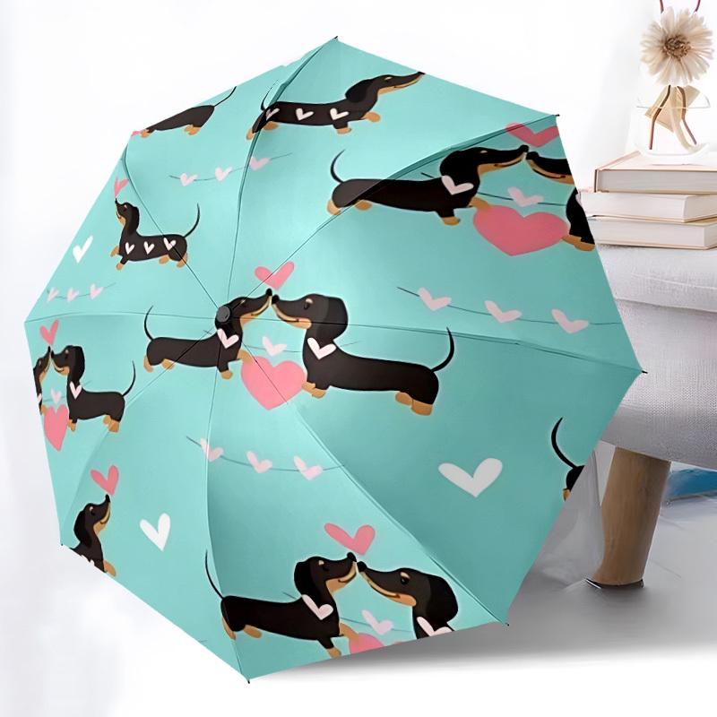 1pc Dachshund Love Automatic Opening/Closing Folding Umbrella with 8 Ribs, Portable Sunshade Umbrella Birthday and Holidays gifts yy250105109
1pc Dachshund Love Automatic Opening/Closing Folding Umbrella with 8 Ribs, Portable Sunshade Umbrella Birthday and Holidays gifts yy250105109