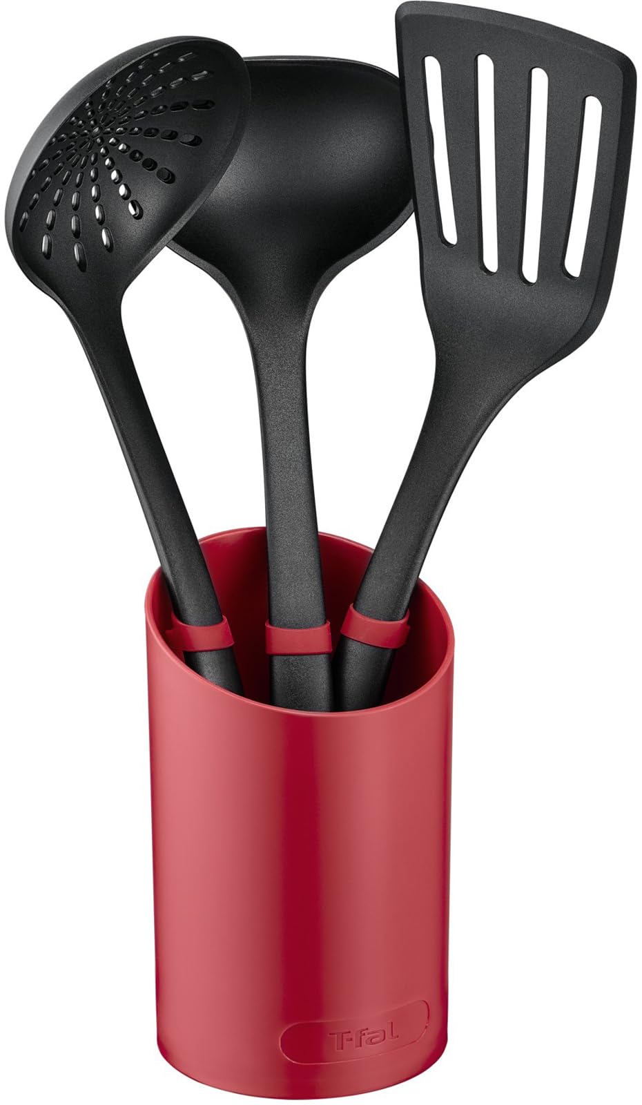 T-fal Ingenio+ 4-Piece Cookware Set K193S4 Spatula Ladle Slotted Ladle Tool Stand Dishwasher Safe High Heat Resistance
T-fal Ingenio+ 4-Piece Cookware Set K193S4 Spatula Ladle Slotted Ladle Tool Stand Dishwasher Safe High Heat Resistance