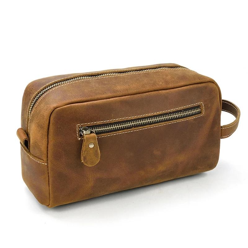 Men Leather Makeup Bag Multifunctional Cosmetic Bag Storage Bag For Women Vintage Clutch Bag Genuine Leather Men Toiletry Bag темно-коричневого
Men Leather Makeup Bag Multifunctional Cosmetic Bag Storage Bag For Women Vintage Clutch Bag Genuine Leather Men Toiletry Bag темно-коричневого