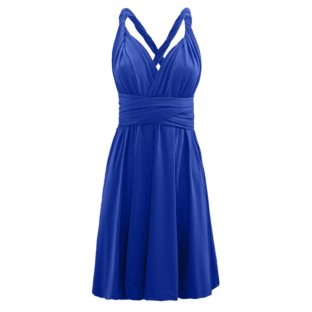 European and American women s clothing is popular, wear more sexy backless straps, short skirts, dresses, summer new women s models L
European and American women s clothing is popular, wear more sexy backless straps, short skirts, dresses, summer new women s models L