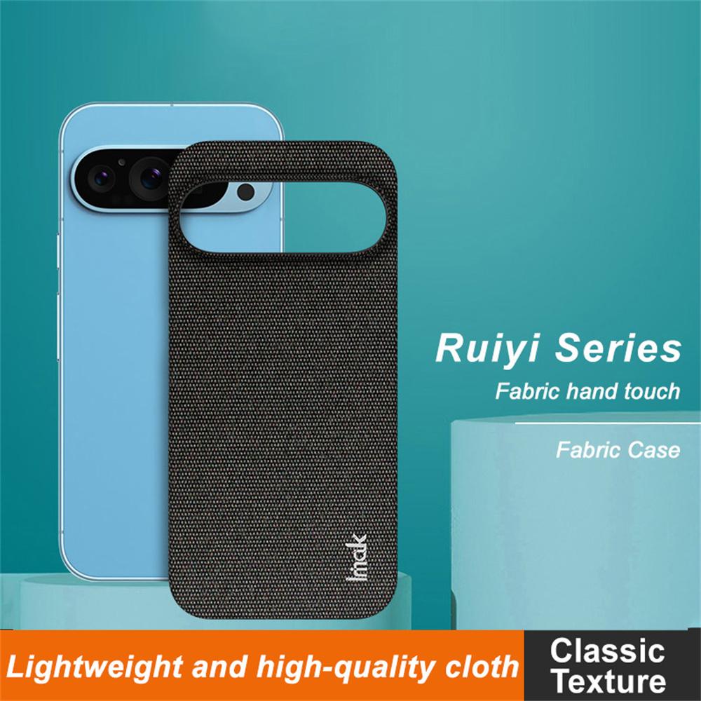 IMAK Ruiyi Series for Google Pixel 9 Pro XL Case Fabric Texture Leather+PC Phone Back Cover Dark Grey
IMAK Ruiyi Series for Google Pixel 9 Pro XL Case Fabric Texture Leather+PC Phone Back Cover Dark Grey