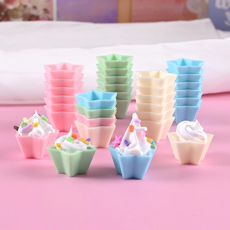 10Pcs 1/12 Dollhouse Mini Five-Pointed Star Cake Cup Model Doll Home Simulation Kitchen Baking Scene Decor Toy Pretend Play Toy синій
10Pcs 1/12 Dollhouse Mini Five-Pointed Star Cake Cup Model Doll Home Simulation Kitchen Baking Scene Decor Toy Pretend Play Toy синій