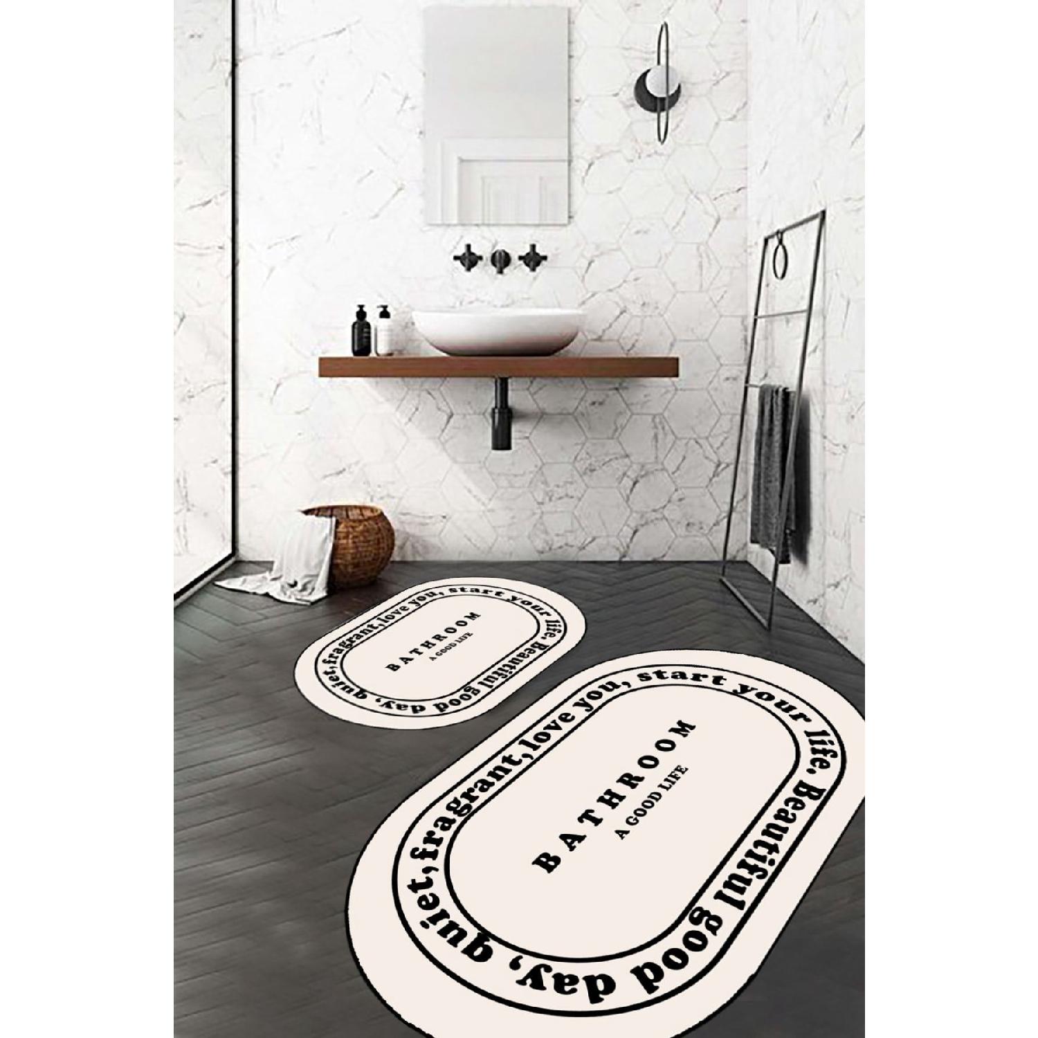 Non-slip Base, Bath Mat, Bathroom Written, Aesthetic, Oval, 2-piece Toilet Set кремовый
Non-slip Base, Bath Mat, Bathroom Written, Aesthetic, Oval, 2-piece Toilet Set кремовый