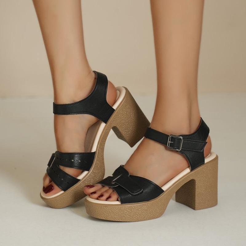 Platform Fashion Sandals Women s Summer New Round Toe Open Toe One Buckle Cross Strap Soft Sole Block Heel Shoes 43 чорний
Platform Fashion Sandals Women s Summer New Round Toe Open Toe One Buckle Cross Strap Soft Sole Block Heel Shoes 43 чорний
