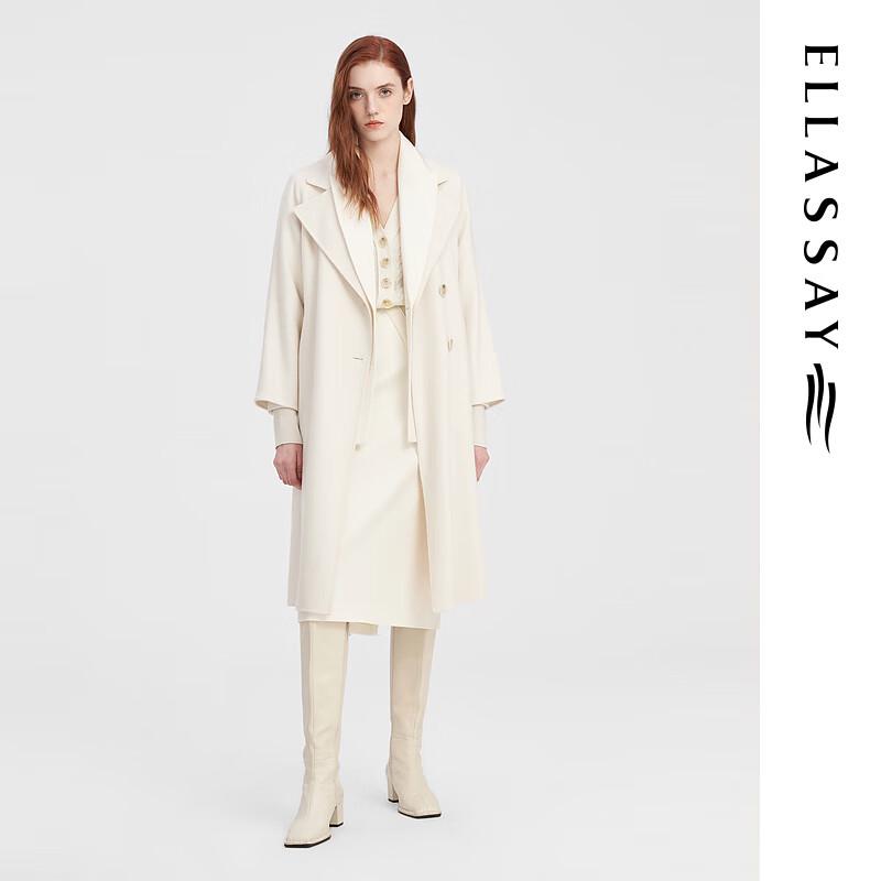 ELLASSAY Women s Elegant Cashmere Blend Double-Faced Wool Coat M
ELLASSAY Women s Elegant Cashmere Blend Double-Faced Wool Coat M