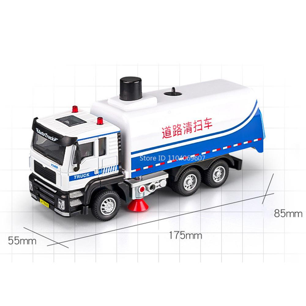 1:50 Extended Trailer Dump Truck Toy Models Alloy Diecast Sanitation Sweeping Trucks Sound Light Door Opened Pull Back Boy Gifts
1:50 Extended Trailer Dump Truck Toy Models Alloy Diecast Sanitation Sweeping Trucks Sound Light Door Opened Pull Back Boy Gifts