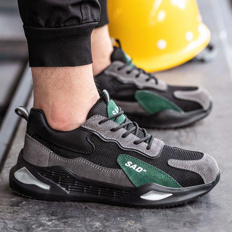 Men s Breathable Safety Work Shoes - Summer, Anti-Odor, Anti-Smash, Anti-Puncture, Steel Plate Construction, Year-Round Use. 9918 Black Anti-Smash Anti-Puncture; 40
Men s Breathable Safety Work Shoes - Summer, Anti-Odor, Anti-Smash, Anti-Puncture, Steel Plate Construction, Year-Round Use. 9918 Black Anti-Smash Anti-Puncture; 40