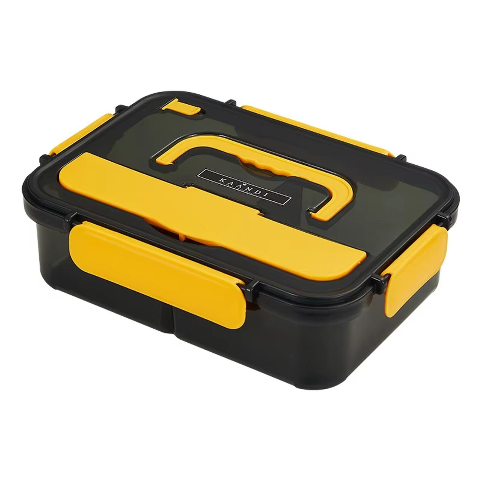 Large Capacity Divided Lunch Box, Microwave Safe Food Container with Utensils one size жовтий
Large Capacity Divided Lunch Box, Microwave Safe Food Container with Utensils one size жовтий