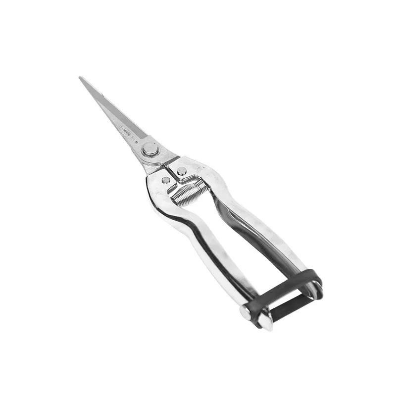 Stainless Steel Pruning Shears Gardening Tools Shears with Serrated Zinc Alloy Handle Fruit Tree Rough Branch Shears срібний
Stainless Steel Pruning Shears Gardening Tools Shears with Serrated Zinc Alloy Handle Fruit Tree Rough Branch Shears срібний