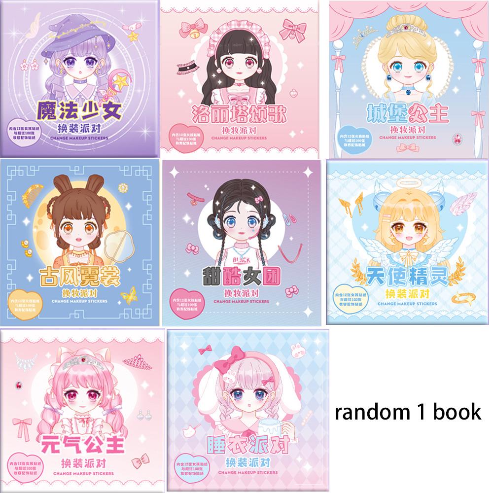 Non-Toxic Diy Face Painting Book Fashion Doll Design Reusable Stickers Party Gift Random 1 Book
Non-Toxic Diy Face Painting Book Fashion Doll Design Reusable Stickers Party Gift Random 1 Book