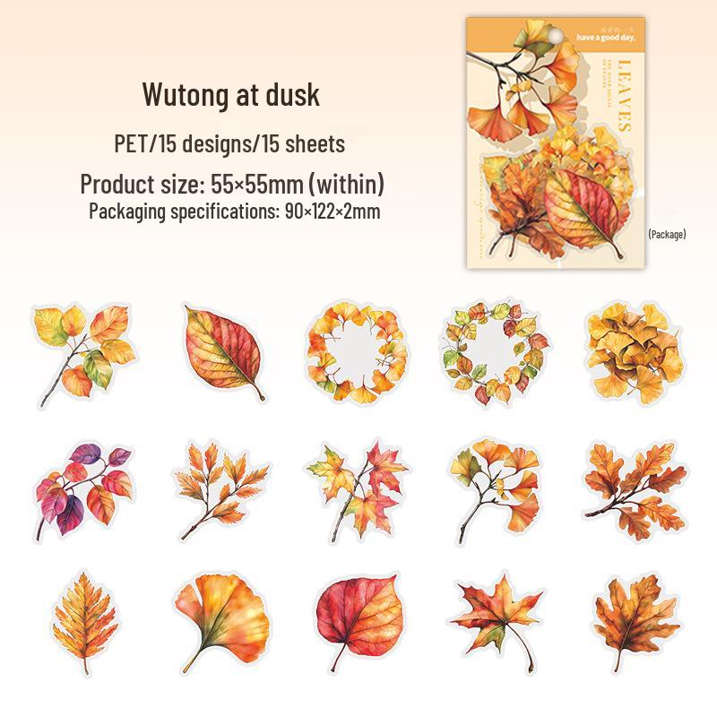 Windflower Series Leaf Stickers: PET Plant Material for Journal Decoration and Collage (6 Types)
Windflower Series Leaf Stickers: PET Plant Material for Journal Decoration and Collage (6 Types)