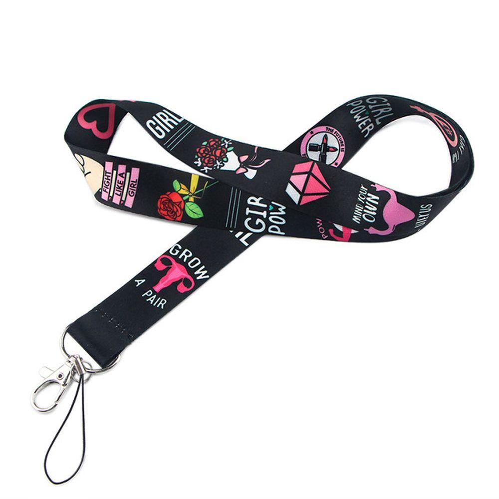 ID Card Badge Holder Girl Power Key Chain Webbing Hang Rope Feminist Lanyard Mobile Phone Straps
ID Card Badge Holder Girl Power Key Chain Webbing Hang Rope Feminist Lanyard Mobile Phone Straps