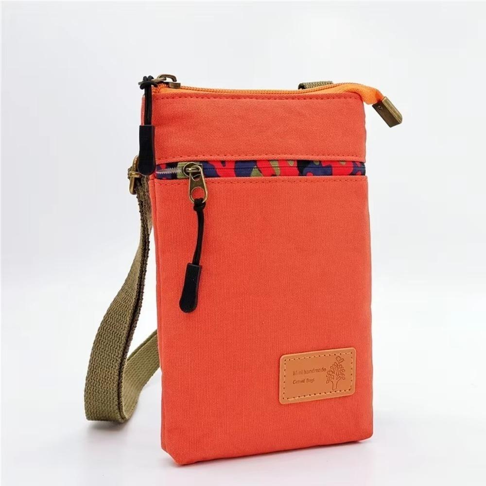 Fashion Solid Color Moblie Phone Bag Canvas 3 Layer Coin Purse Neck Hanging Lightweight Shoulder Bag Travel оранжевый
Fashion Solid Color Moblie Phone Bag Canvas 3 Layer Coin Purse Neck Hanging Lightweight Shoulder Bag Travel оранжевый