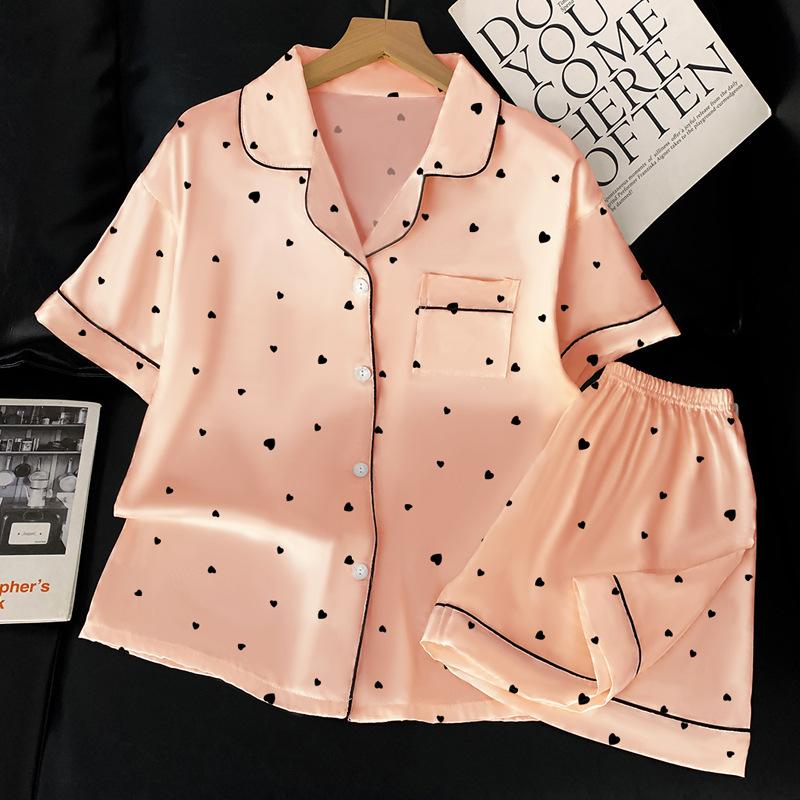 Черная Любовь Пижама из Ледяного Шелка Женская Летняя Простая и Милая Домашняя Одежда с Коротким Рукавом 2XL
Черная Любовь Пижама из Ледяного Шелка Женская Летняя Простая и Милая Домашняя Одежда с Коротким Рукавом 2XL