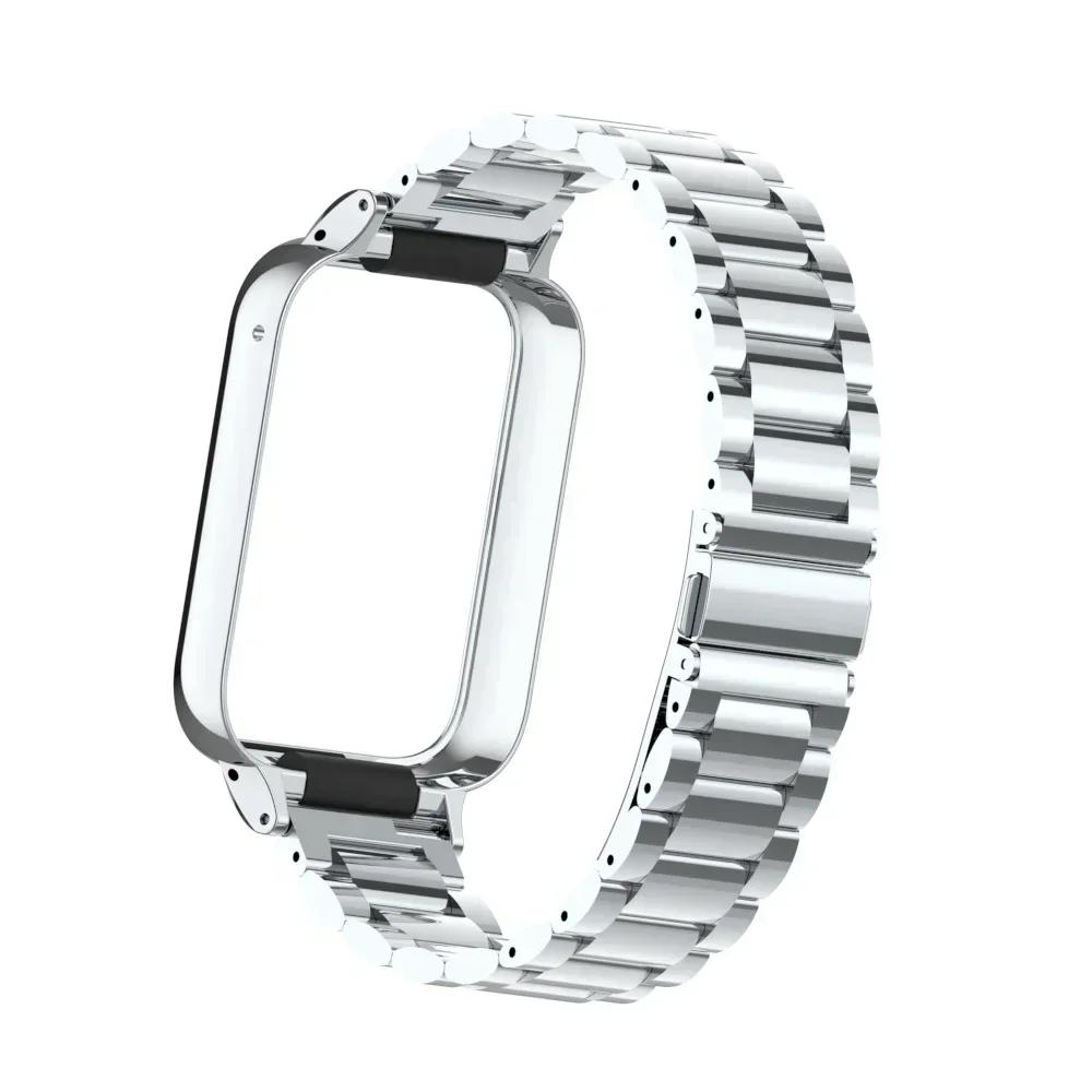 For Xiaomi Smart Band 9 Pro Metal Strap Case Protector For xiaomi mi band 9 pro Stainless Steel Watchband Protective Cover Shell For Mi Band 9 Pro срібний
For Xiaomi Smart Band 9 Pro Metal Strap Case Protector For xiaomi mi band 9 pro Stainless Steel Watchband Protective Cover Shell For Mi Band 9 Pro срібний