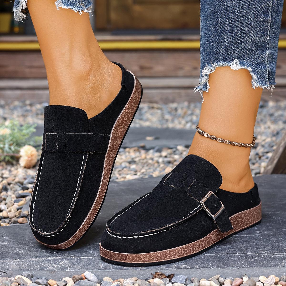 Fashion Plus Size Shoes for Women 35-42 Summer Fashion Slip on Platform Wedges Slippers Women Casual Round Toe Flats Sandals 40 чорний
Fashion Plus Size Shoes for Women 35-42 Summer Fashion Slip on Platform Wedges Slippers Women Casual Round Toe Flats Sandals 40 чорний