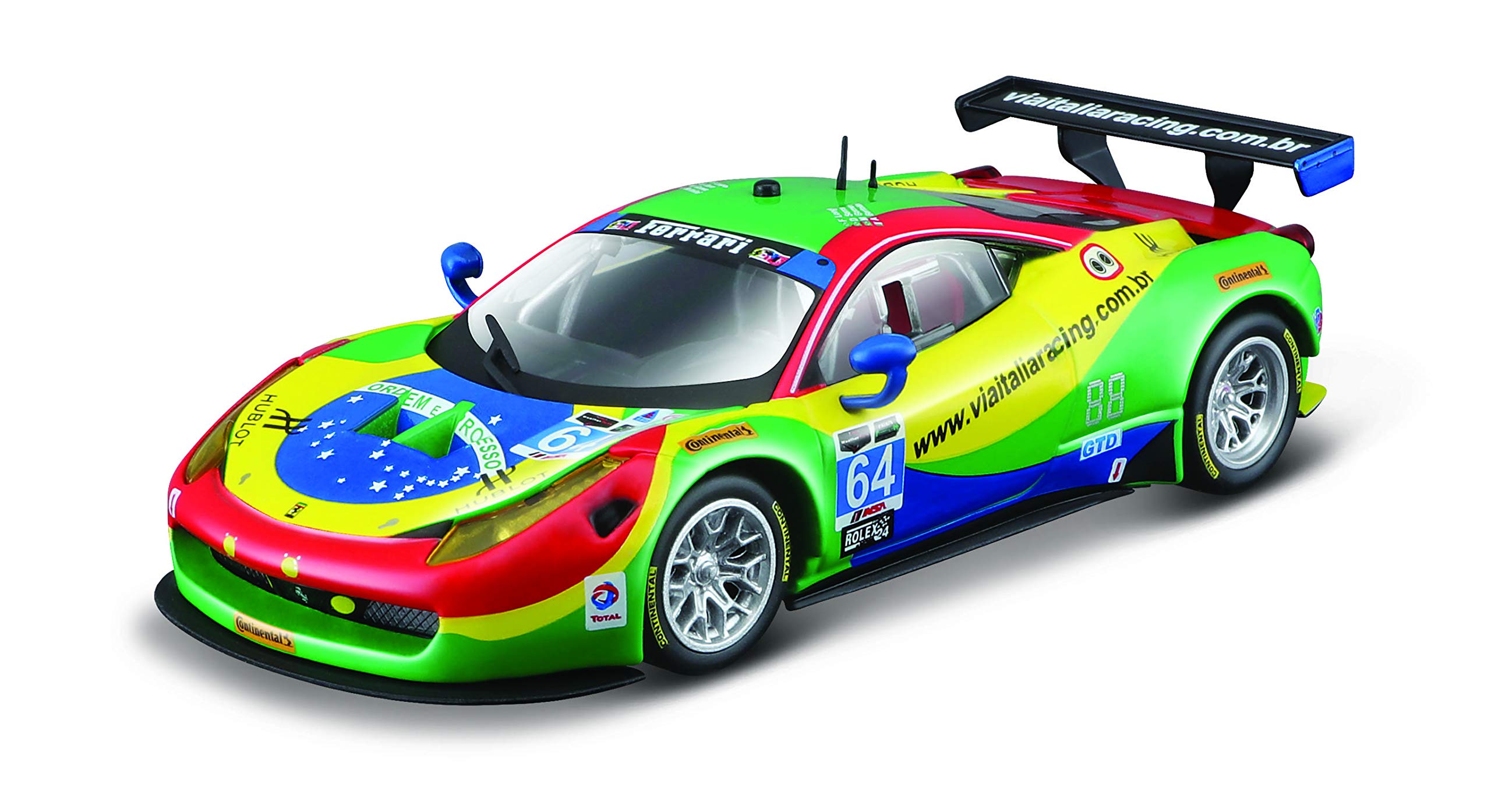 BRAGOT Diecast Ferrari 458 Italia GT3 V8 Daytona 24h 2015 1/43 4.5L No.64 A.Bertolini/F.Longo/D.Serra/M.Gomez
BRAGOT Diecast Ferrari 458 Italia GT3 V8 Daytona 24h 2015 1/43 4.5L No.64 A.Bertolini/F.Longo/D.Serra/M.Gomez