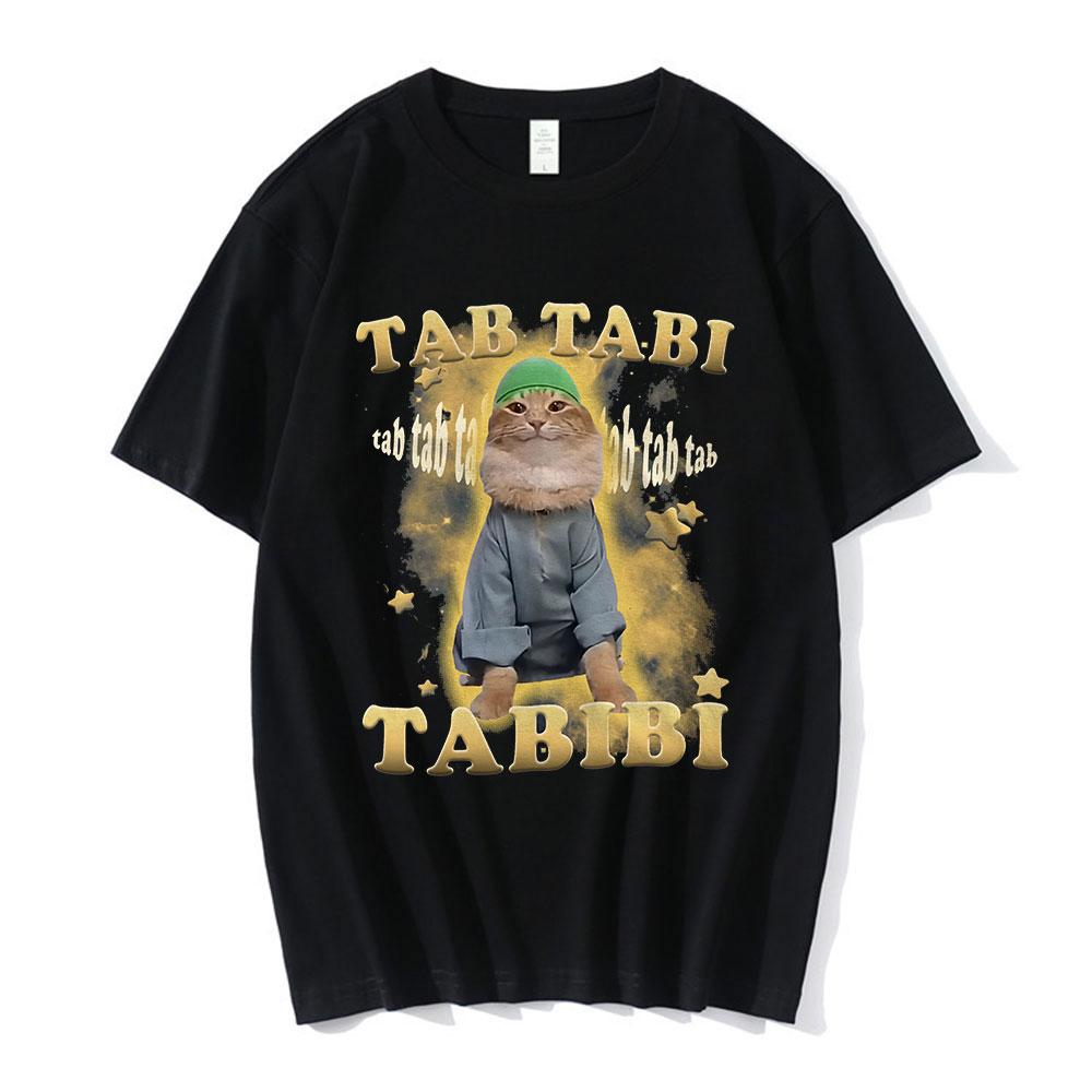 Tab Tabi Tabibi Funny Halal Cat Meme T-shirt Kitty Lovers Gift Men Women Clothing Vintage Short Sleeve T Shirt Cotton T Shirts XXXL хакі
Tab Tabi Tabibi Funny Halal Cat Meme T-shirt Kitty Lovers Gift Men Women Clothing Vintage Short Sleeve T Shirt Cotton T Shirts XXXL хакі