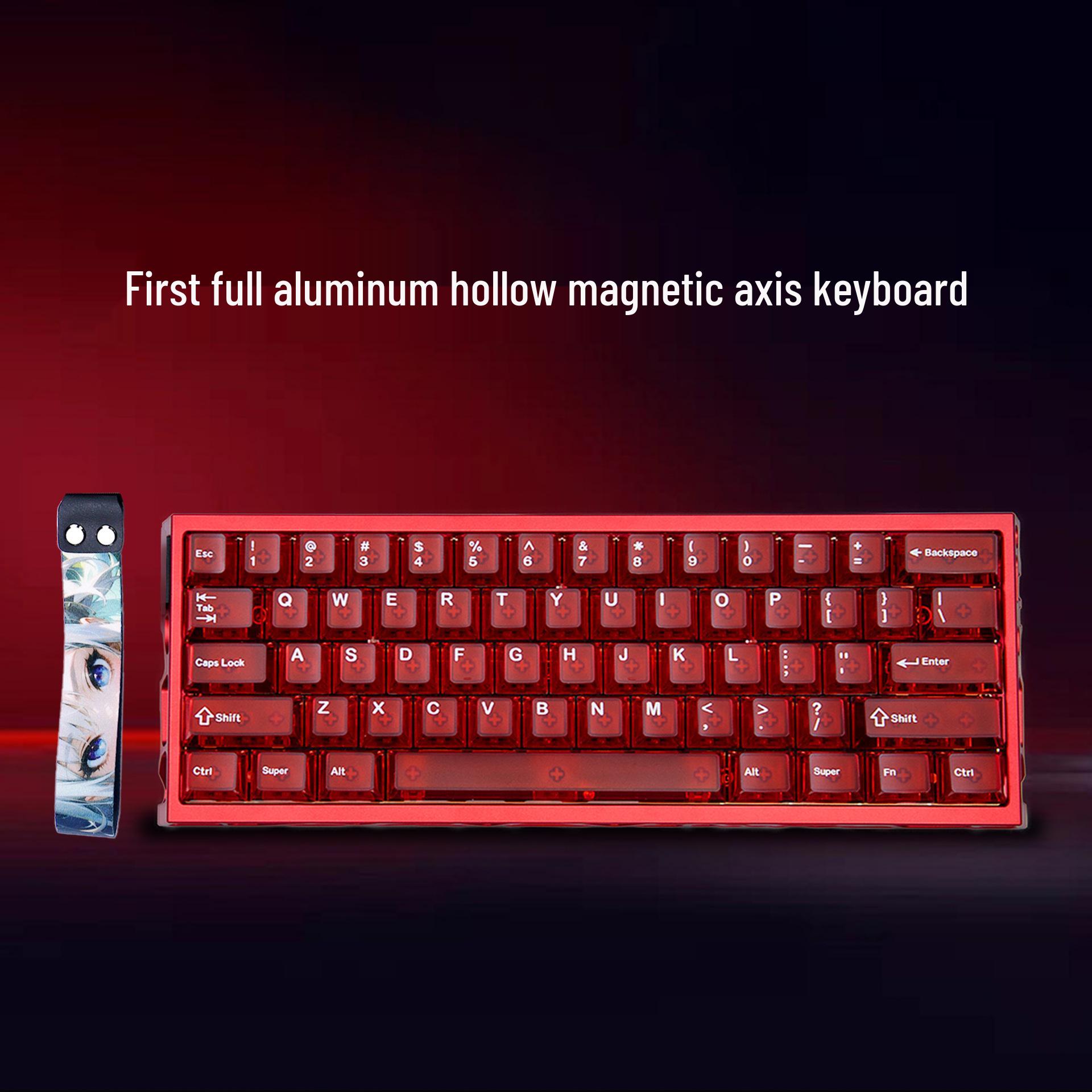 RGB Magnetic Switch Wired Keyboard - CNC Aluminum Alloy, Custom Mechanical Design
RGB Magnetic Switch Wired Keyboard - CNC Aluminum Alloy, Custom Mechanical Design