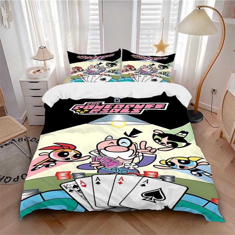 3pc Powerpuff Girls Bedding Set Guest Room Bedroom Decor Christmas Halloween Decor Birthday and Holiday Gifts- All Seasons 3pcs Quilt 130 135x200cm
3pc Powerpuff Girls Bedding Set Guest Room Bedroom Decor Christmas Halloween Decor Birthday and Holiday Gifts- All Seasons 3pcs Quilt 130 135x200cm