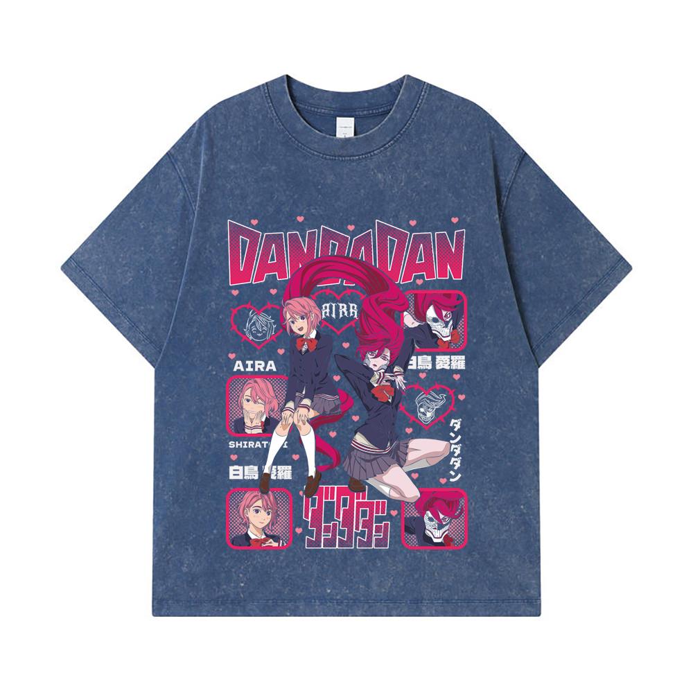 275 GSM Washed T-shirts 100% Cotton Dandadan V11 Aira Print Unisex Heavy Cotton T Shirt 2XL королівський синій колір
275 GSM Washed T-shirts 100% Cotton Dandadan V11 Aira Print Unisex Heavy Cotton T Shirt 2XL королівський синій колір