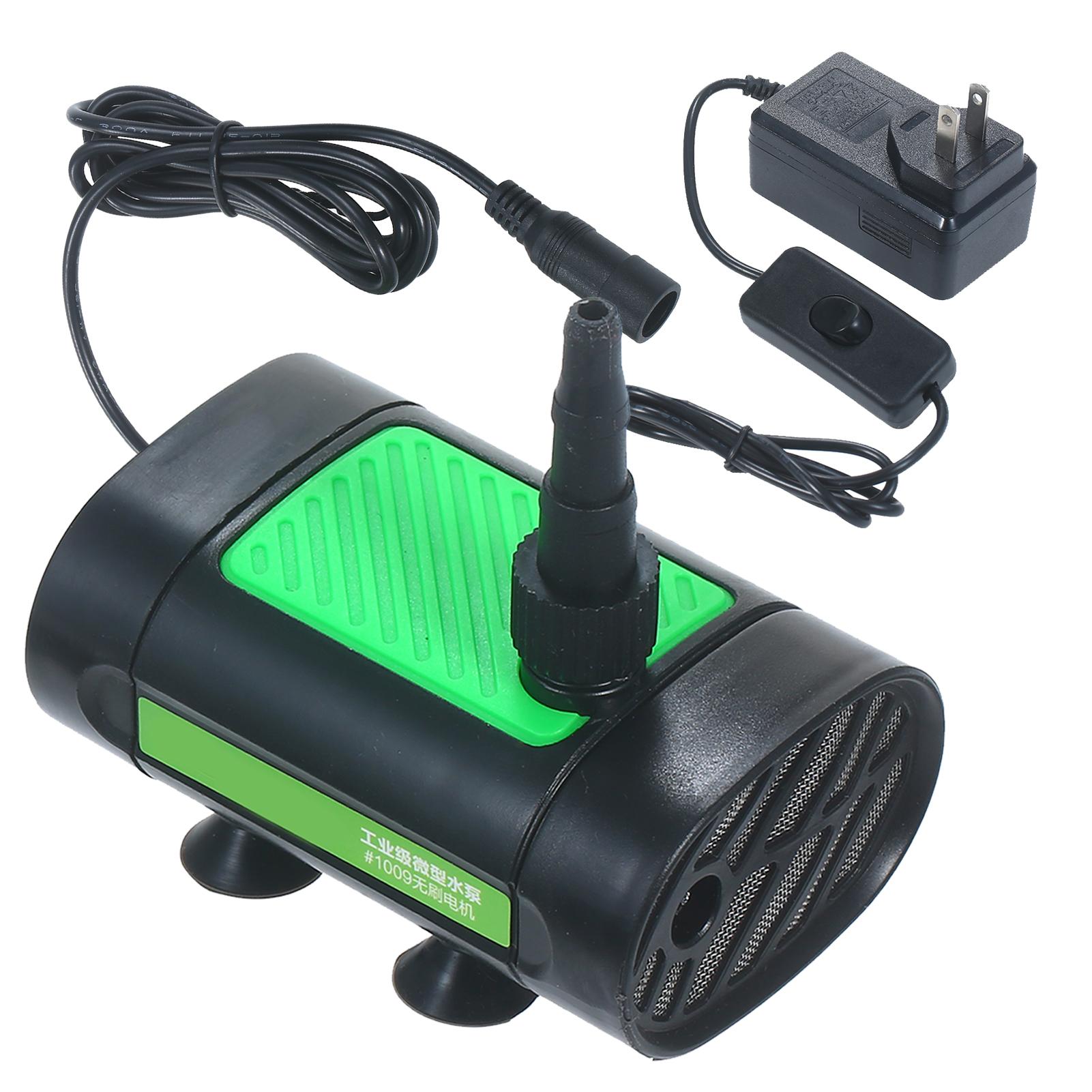 12V Brushless Subm sible 30W Quiet Fountain 7LCelsiusMin with 10ft High Lift 3 Size Nozzle for Pond Aquarium Fish
12V Brushless Subm sible 30W Quiet Fountain 7LCelsiusMin with 10ft High Lift 3 Size Nozzle for Pond Aquarium Fish