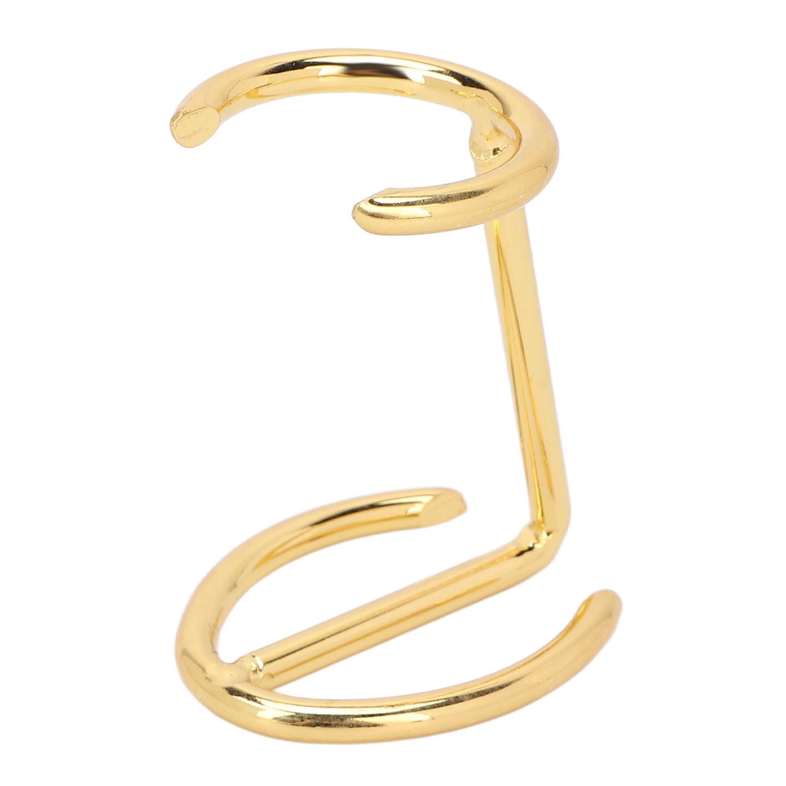 Shave Brush Stand Portable Standard Size Golden Alloy Safety Razor Stand for Men Save Space
Shave Brush Stand Portable Standard Size Golden Alloy Safety Razor Stand for Men Save Space