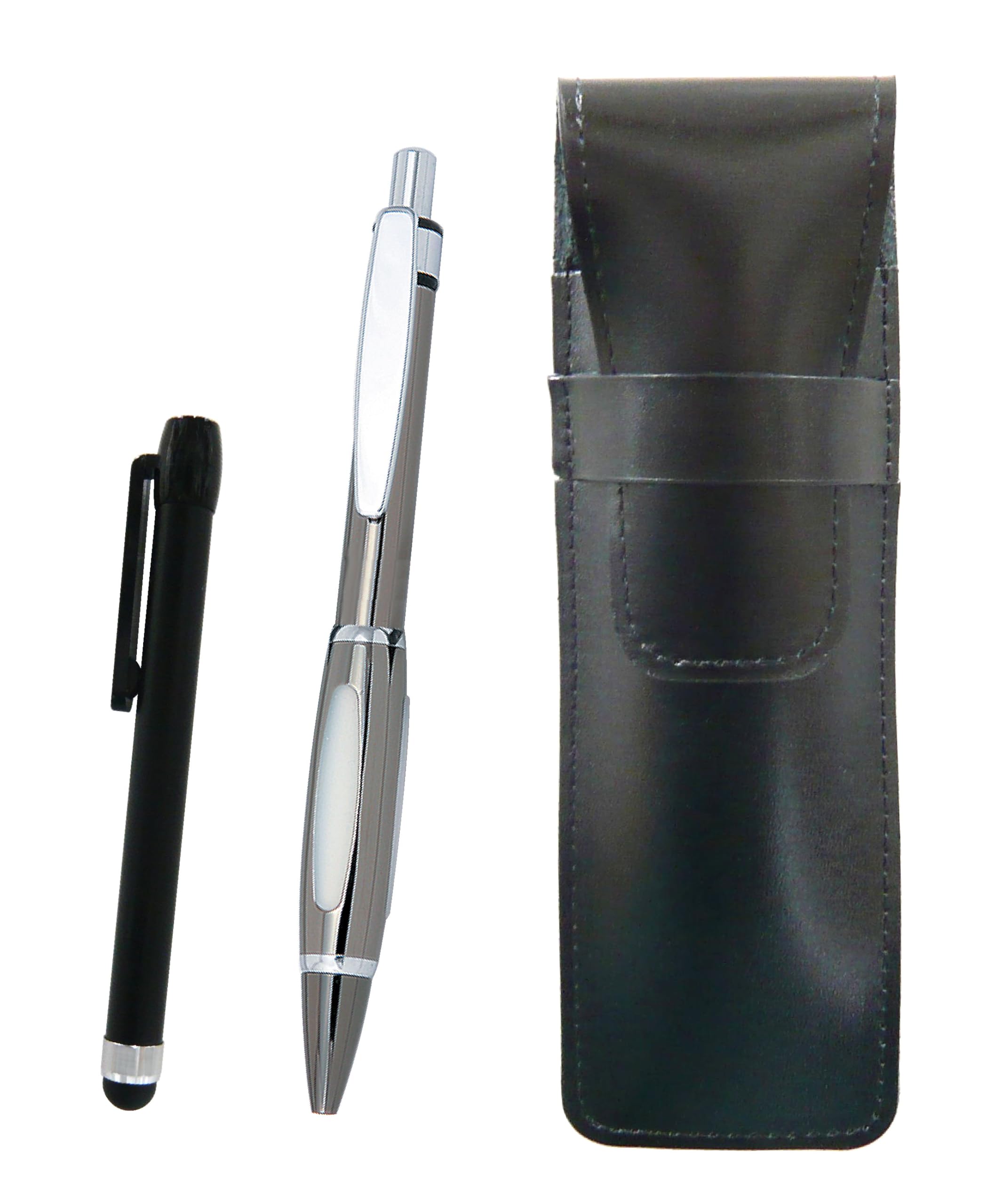 Slim cowhide pencil case black metal touch stick black and metal scorpion graphite ballpoint pen set ASB-ALB-B989S
Slim cowhide pencil case black metal touch stick black and metal scorpion graphite ballpoint pen set ASB-ALB-B989S