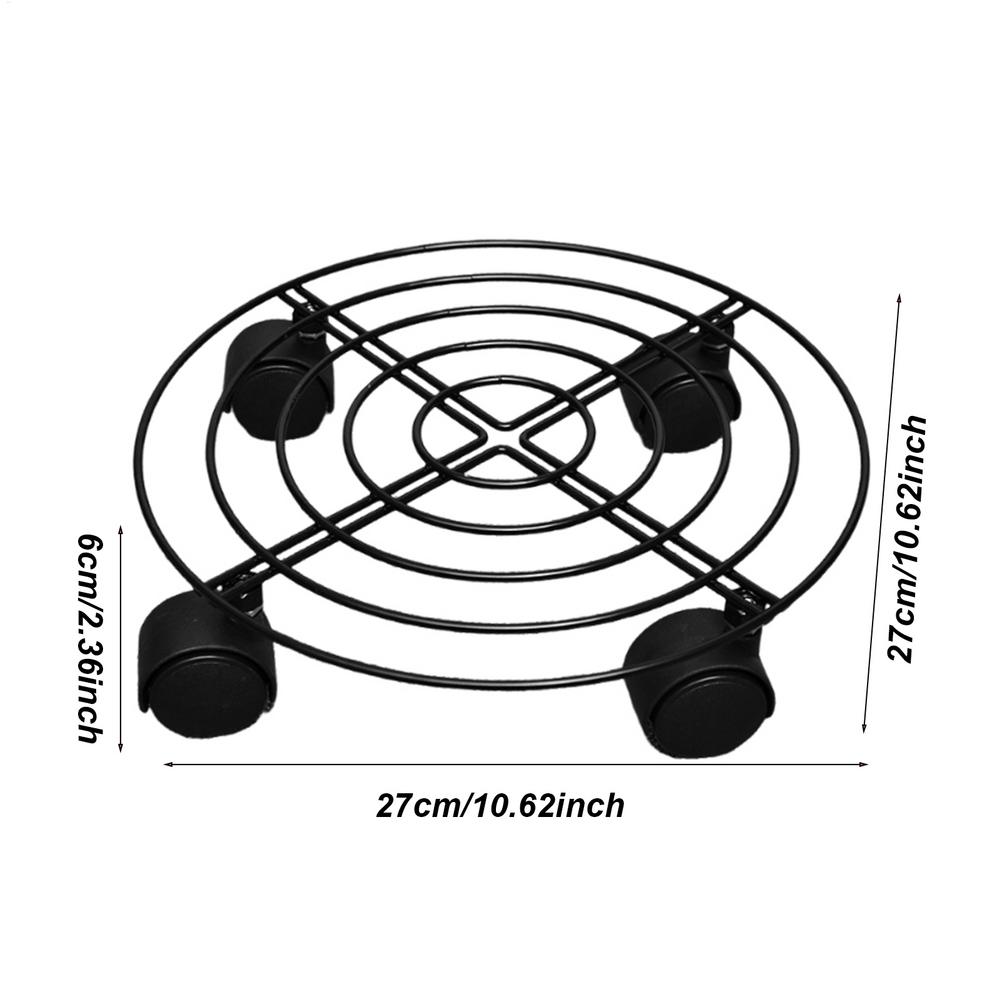 Металлическая подставка для растений Тележка для растений на колесиках Кашпо с роликовыми колесиками Круглая подставка для цветочного горшка для дома балкона двора патио чёрный
Металлическая подставка для растений Тележка для растений на колесиках Кашпо с роликовыми колесиками Круглая подставка для цветочного горшка для дома балкона двора патио чёрный